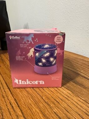 Unicorn Projector Light Night Lamp - Pink and Purple